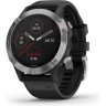 Часы GARMIN FENIX 6 BLACK SILVER WITH BLACK BAND 010-02158-00