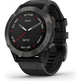 Часы GARMIN FENIX 6 PRO BLACK WITH BLACK BAND