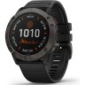 Часы GARMIN FENIX 6 PRO SOLAR SLATE GRAY WITH BLACK BAND 010-02410-15