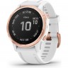 Часы GARMIN FENIX 6S PRO WHITE ROSE GOLD WITH WHITE BAND 010-02159-11