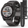 Часы GARMIN FENIX 7 – SAPPHIRE SOLAR EDITION CARBON GREY DLC TITANIUM WITH CARBON GREY DLC VENTED TITANIUM BAND 11341