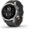 Часы GARMIN FENIX 7 SILVER WITH GRAPHITE BAND 11147