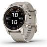 Часы GARMIN FENIX 7S PRO – SAPPHIRE SOLAR EDITION SOFT GOLD WITH LIGHT SAND BAND