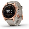 Часы GARMIN FENIX 7S SOLAR ROSE GOLD WITH LIGHT SAND BAND