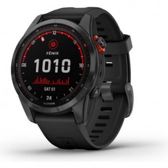 Часы GARMIN FENIX 7S SOLAR SLATE GRAY WITH BLACK BAND