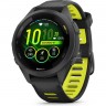 Часы GARMIN FORERUNNER 265S BLACK BEZEL AND CASE WITH BLACK/AMP YELLOW SILICONE BAND