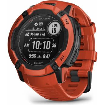 Часы GARMIN INSTINCT 2X SOLAR FLAME RED