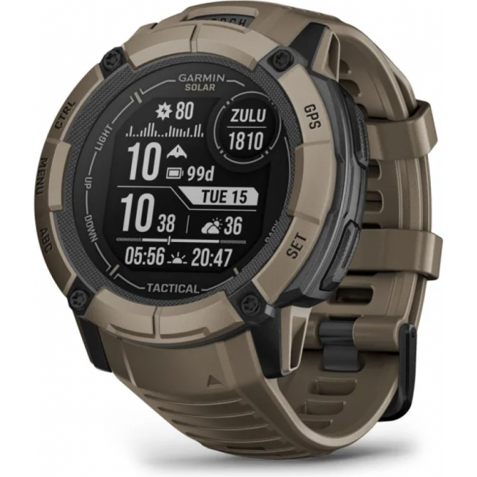 Часы GARMIN INSTINCT 2X SOLAR - TACTICAL EDITION COYOTE TAN 11386