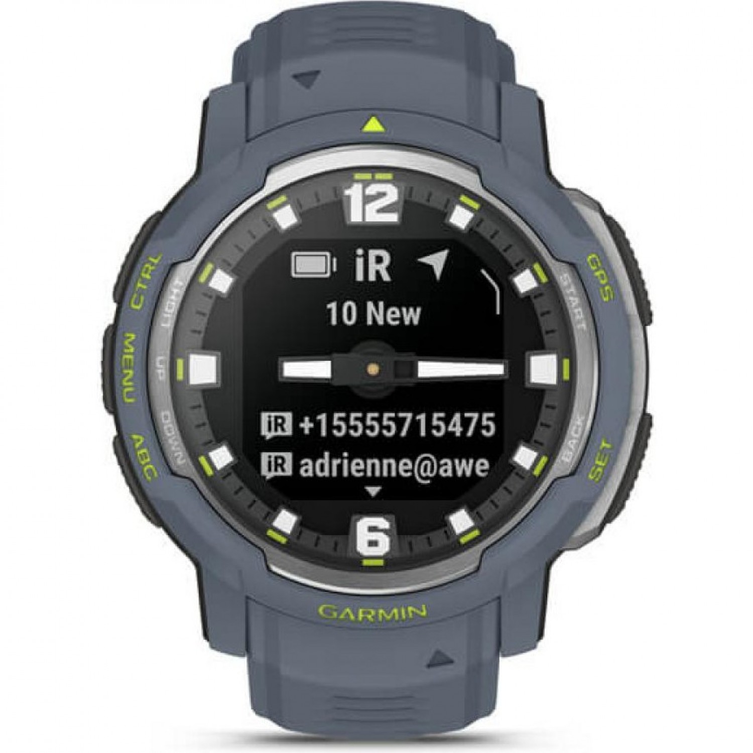 GARMIN INSTINCT CROSSOVER STANDARD EDITION BLUE GRANITE 11345. GARMIN