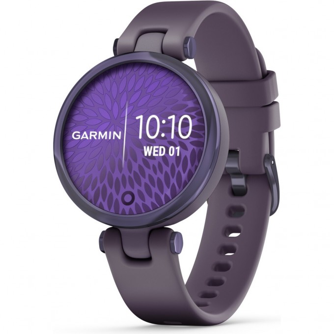 Часы GARMIN LILY -SPORT EDITION, MIDNIGHT ORCHID BEZEL WITH DEEP ORCHID CASE AND SILICONE BAND 010-02384-12