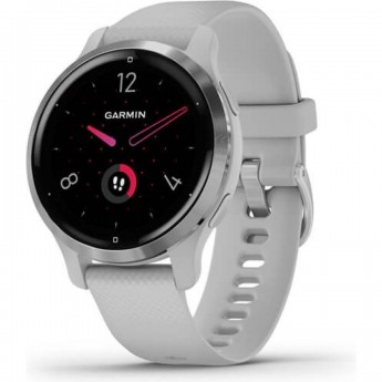 Часы GARMIN VENU 2S SILVER STAINLESS STEEL BEZEL WITH MIST GRAY CASE AND SILICONE BAND Часы GARMIN VENU 2S SILVER STAINLESS STEEL BEZEL WITH MIST GRAY CASE AND SILICONE BAND
