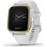 Часы GARMIN VENU SQ LIGHT GOLD ALUMINUM BEZEL WITH WHITE CASE AND SILICONE BAND 10680