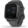 Часы GARMIN VENU SQ SLATE ALUMINUM BEZEL WITH SHADOW GRAY CASE AND SILICONE BAND