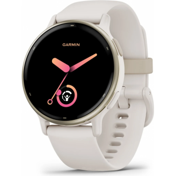 Часы GARMIN VIVOACTIVE 5 CREAM GOLD ALUMINUM BEZEL WITH IVORY CASE AND SILICONE BAND