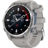 Часы-навигатор GARMIN DESCENT MK3 43 мм STAINLESS STEEL WITH FOG GREY SILICONE BAND 010-02753-04