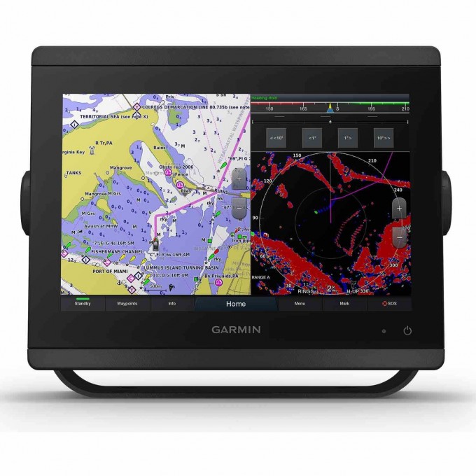 Эхолот GARMIN GPSMAP 8410xsv картплоттер с боковым сканированием и ультравысокой детализацией 010-02091-02