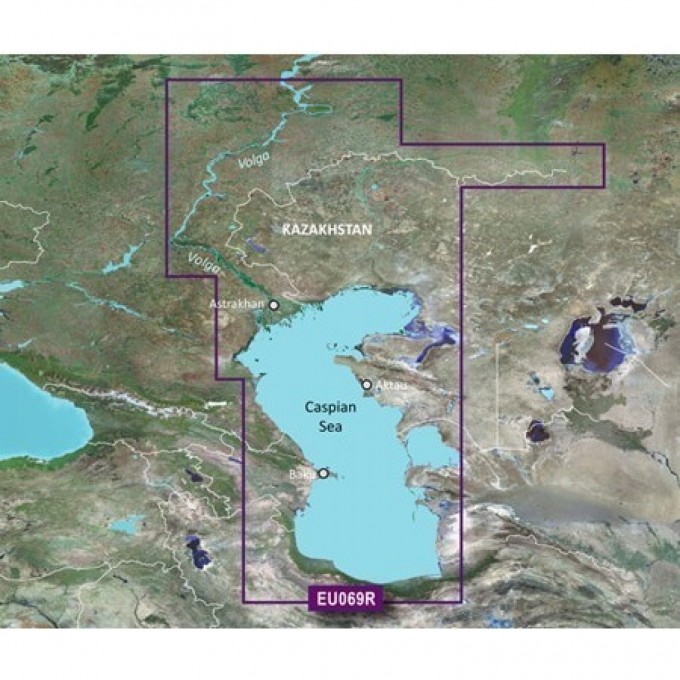 Карта GARMIN Каспийское море, Ульяновск, Орск g3 HXEU069R
