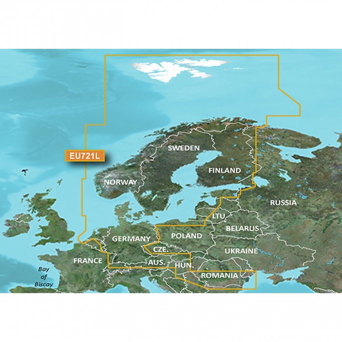 Карта GARMIN Северная Европа g3 Vision VEU721L