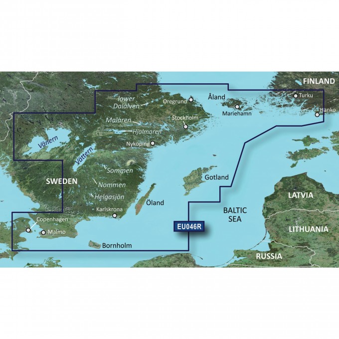 Карта GARMIN Швеция, юго-восток g3 Vision VEU046R