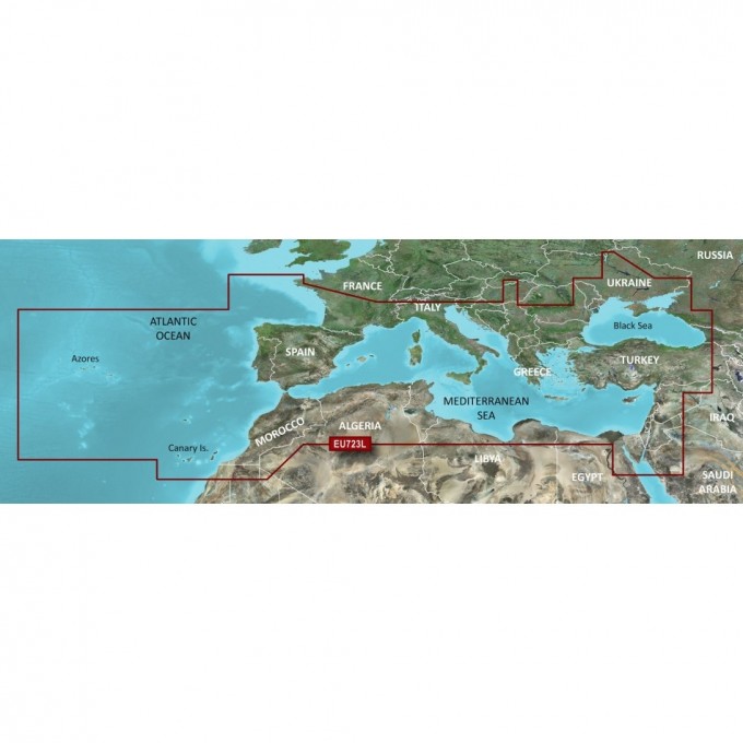 Карта GARMIN Южная Европа g3 Vision VEU723L