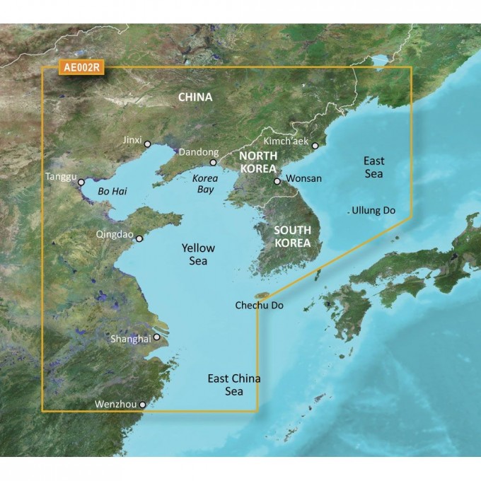 Карта памяти GARMIN ASIA EAST (AE) REGULAR (Желтое море) 010-11139-02