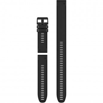 Ремешок для смарт часов GARMIN QUICKFIT 26 WATCH BANDS BLACK SILICONE (3-PIECE SET)