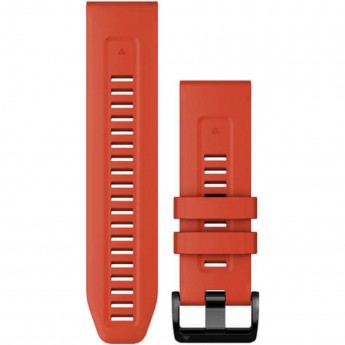 Ремешок для смарт часов GARMIN QUICKFIT 26 WATCH BANDS FLAME RED SILICONE