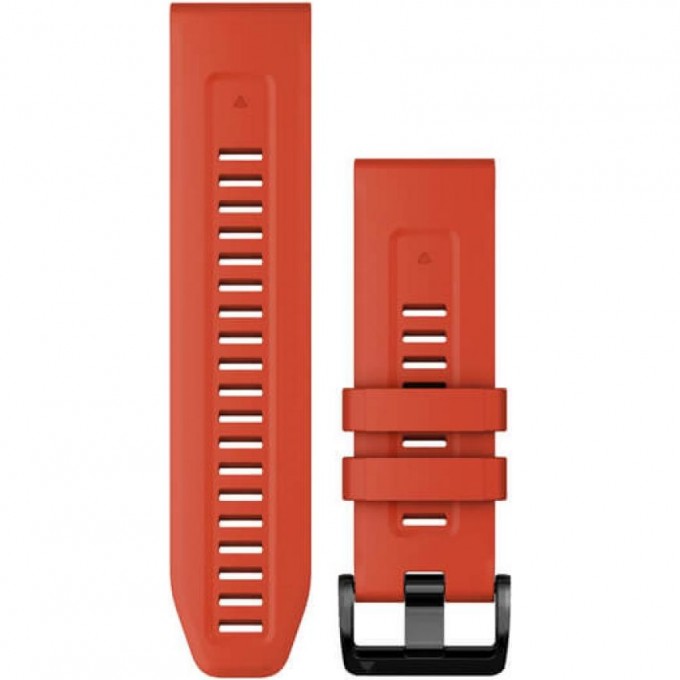 Ремешок для смарт часов GARMIN QUICKFIT 26 WATCH BANDS FLAME RED SILICONE 11190