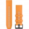 Ремешок для смарт часов GARMIN QUICKFIT 26MM BAND SOLAR FLARE ORANGE SILICONE 10149