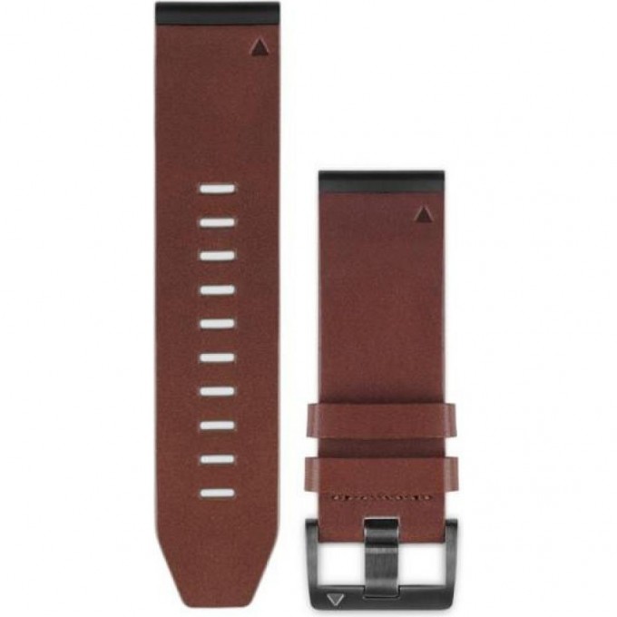 Ремешок для смарт часов GARMIN QUICKFIT BAND 26 MM BROWN LEATHER 10170