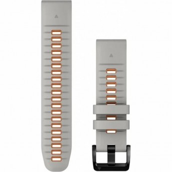 Ремешок GARMIN EPIXPRO (G2) 22MM QUICKFIT GRY/EMBRORNG SILCN BND Ремешок GARMIN EPIXPRO (G2) 22MM QUICKFIT GRY/EMBRORNG SILCN BND
