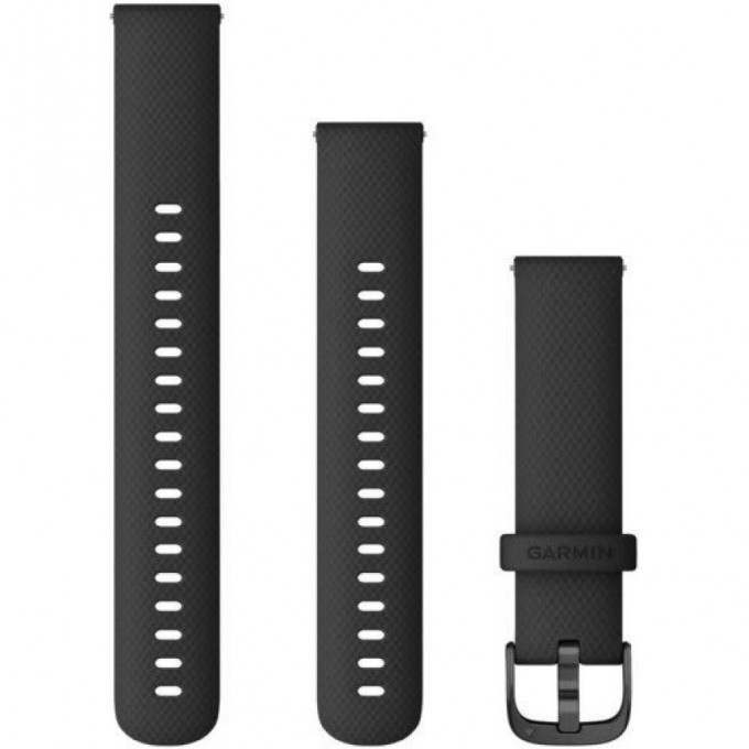 Ремешок GARMIN QUICK RELEASE BAND 18MM BLACK/SLATE 10494