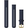 Ремешок GARMIN QUICK RELEASE BAND 18MM NAVY/LIGHT GOLD