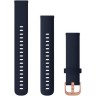 Ремешок GARMIN QUICK RELEASE BAND 18MM NAVY/ROSE GOLD