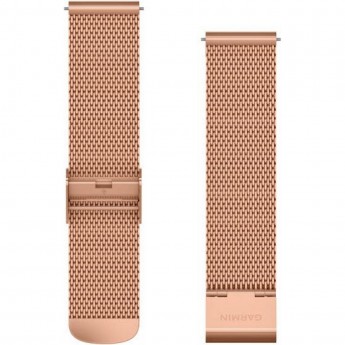 Ремешок GARMIN QUICK RELEASE BAND 20MM 18K ROSE GOLD PVD MILANESE