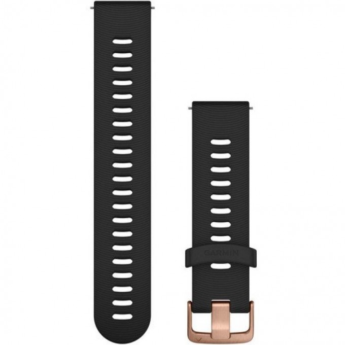 Ремешок GARMIN QUICK RELEASE BAND 20MM BLACK/ROSE GOLD FR645 10579