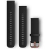 Ремешок GARMIN QUICK RELEASE BAND 20MM BLACK/ROSE-GOLD/TWO SIZES INCLUDED