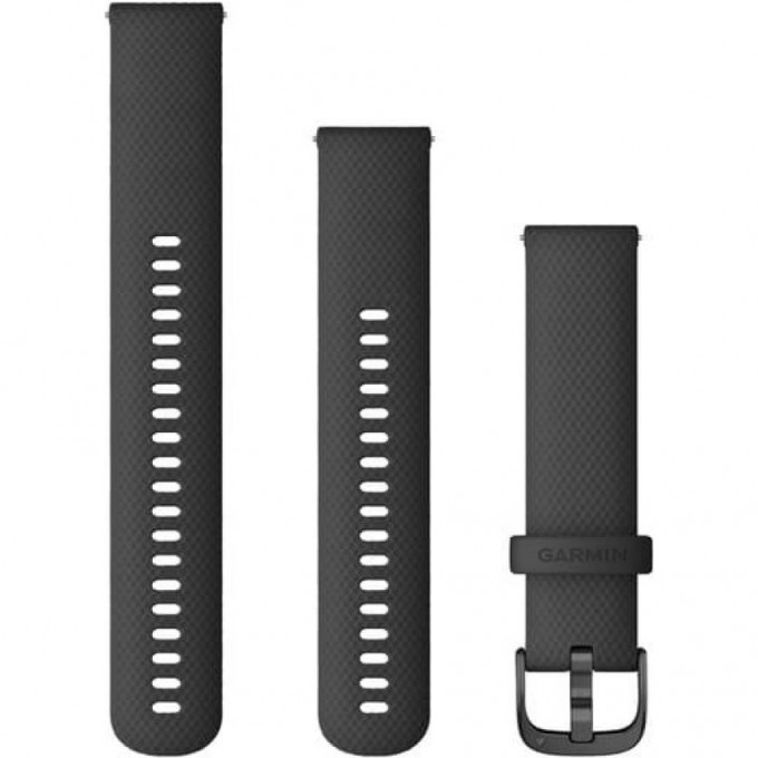 Ремешок GARMIN QUICK RELEASE BAND 20MM BLACK/SLATE 10522