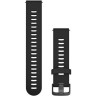 Ремешок GARMIN QUICK RELEASE BAND 20MM BLACK/SLATE FR645