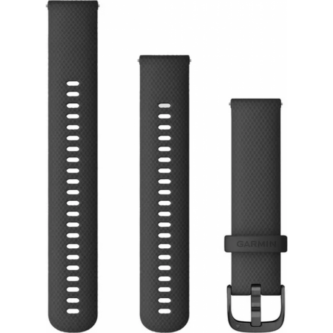 Ремешок GARMIN QUICK RELEASE BAND 20MM BLACK/SLATE/TWO SIZES INCLUDED 10094