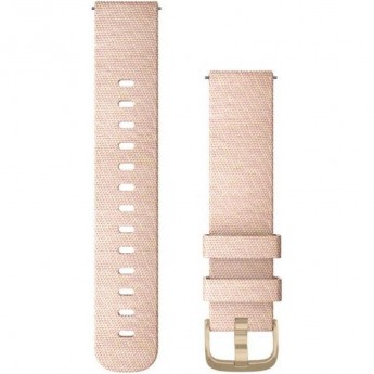 Ремешок GARMIN QUICK RELEASE BAND 20MM BLUSH PINK WOVEN NYLON/LIGHT GOLD