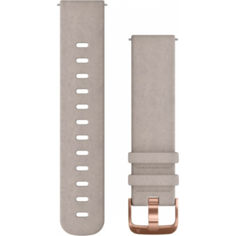 Ремешок GARMIN QUICK RELEASE BAND 20MM GRAY SUEDE/ROSE GOLD