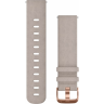 Ремешок GARMIN QUICK RELEASE BAND 20MM GRAY SUEDE/ROSE GOLD