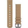 Ремешок GARMIN QUICK RELEASE BAND 20MM TAN SUEDE/SLATE