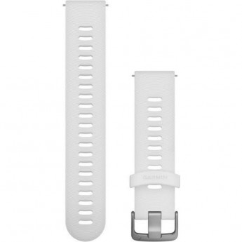 Ремешок GARMIN QUICK RELEASE BAND 20MM WHITE/STAINLESS FR245