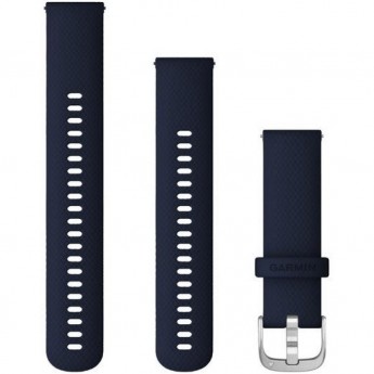 Ремешок GARMIN QUICK RELEASE BAND 22MM MIDNIGHT BLUE/SILVER Ремешок GARMIN QUICK RELEASE BAND 22MM MIDNIGHT BLUE/SILVER