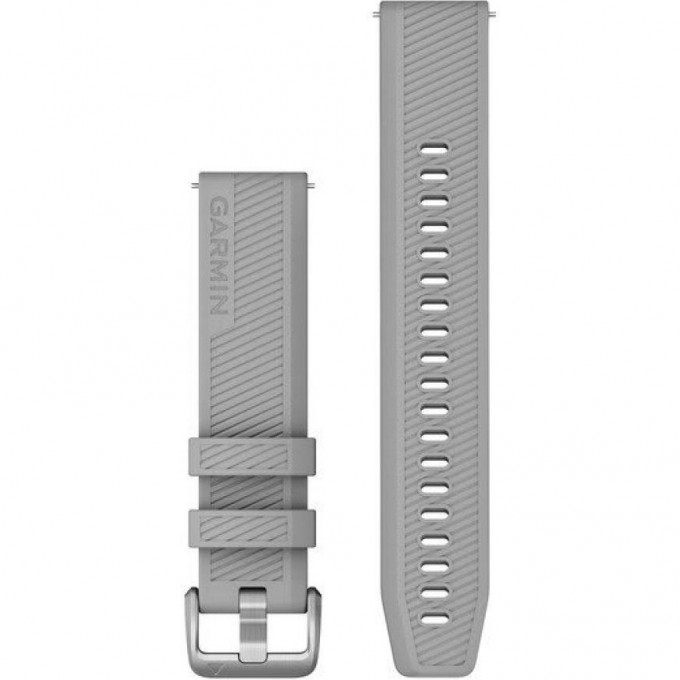 Ремешок GARMIN QUICK RELEASE BANDS (20 MM) GREY WITH STAINLESS STEEL HARDWARE 11668