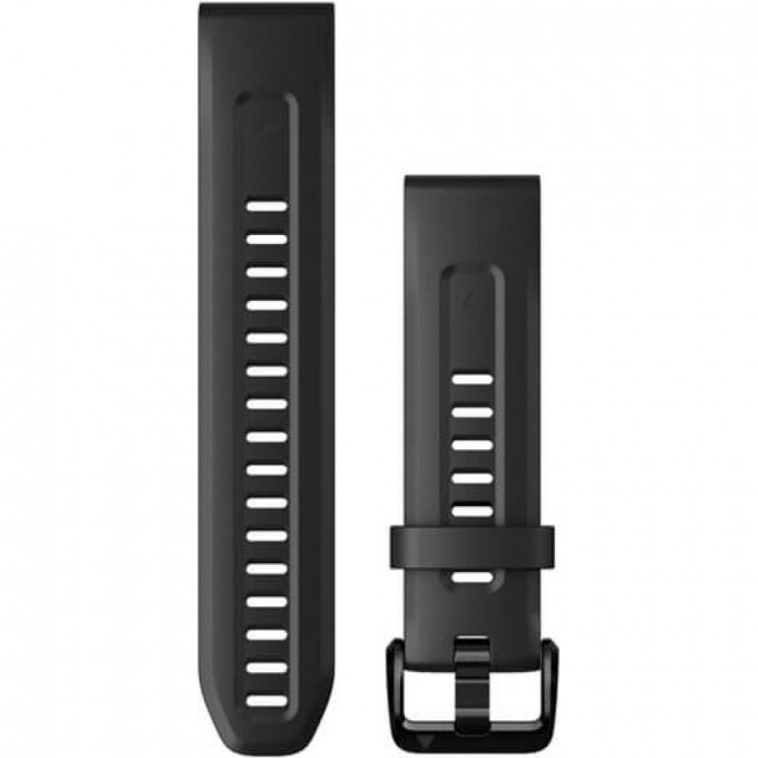 Ремешок GARMIN QUICKFIT 20 WATCH BANDS BLACK SILICONE 11199