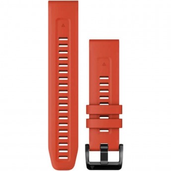 Ремешок GARMIN QUICKFIT 22 WATCH BANDS FLAME RED SILICONE