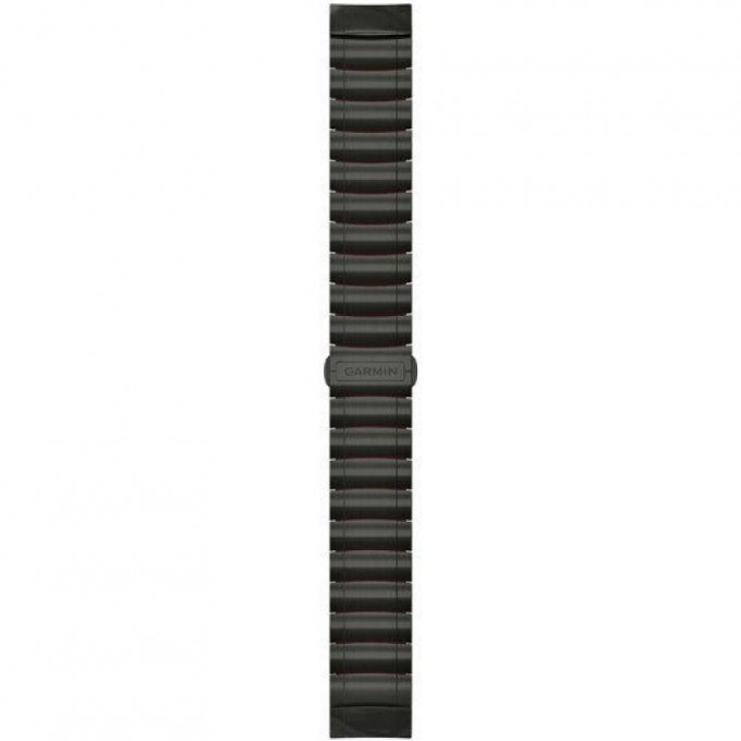 Ремешок GARMIN QUICKFIT 22 WATCH BANDS HYBRID TITANIUM/SILICONE BRACELET – CARBON GRAY DLC 11627